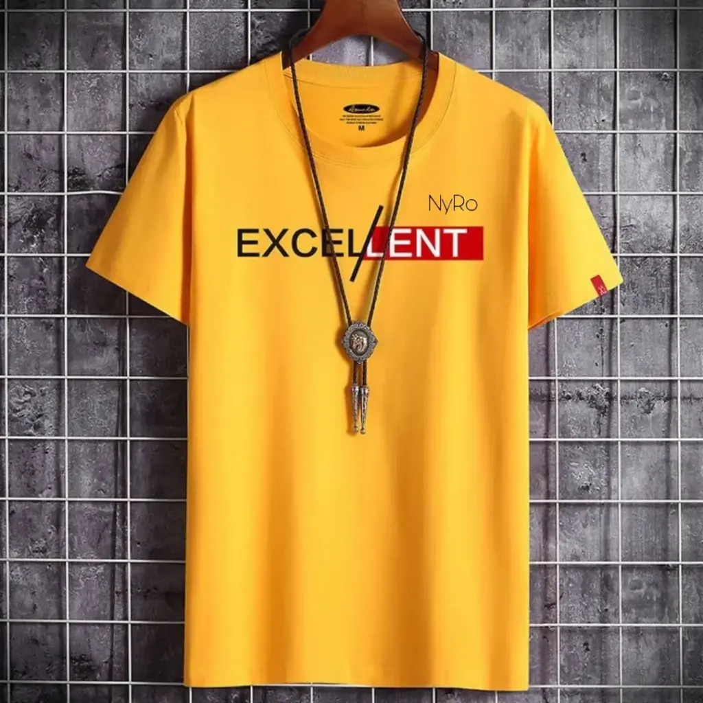 NyRo | Yellow Premium Printed T'shirt ( A7)